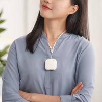 Portable and Lightweight Necklace Air Purifier Eliminates Smoke Neck Hanging Air Purifier Removes PM2.5 for Travelers, Outdoor, Travel
