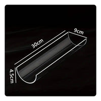 Easy to Clean Acrylic Roll Cake Mold Compact Acrylic Dessert Shaping Tool Portable