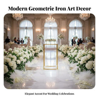 Elegant Design Wedding Column Stand Sturdy Metal Frame Flower Stand Stable Column Display Rack Detachable for Florists, Ceremony, Reception, Party, Entryway