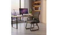 All-Day Comfort Ergonomic Office Chair High-Density Foam Cushion Office Chair with Armrests Stable Frame for Students, Conference Room, Reception Area