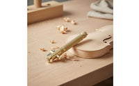 Compact Size Purfling Cutter Spare Blade Instrument Making Tool Knurled Grip Channel Cleaning Tool Brass-Colored for Luthiers