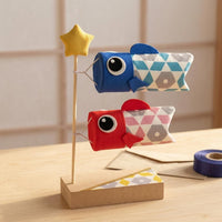 Japanese Carp Streamer Handcrafted Carp Windsock Piscine Keepsake-Shaped Windsock