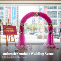 Heart-Shaped Floral Archway Artificial Floral Arrangements Nuptial Arch Arched Shape Detachable Design for Business Owners