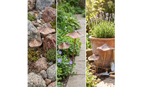 2 Pieces Garden Stake Weathered Garden Stake Stakes for Planters, Pathways