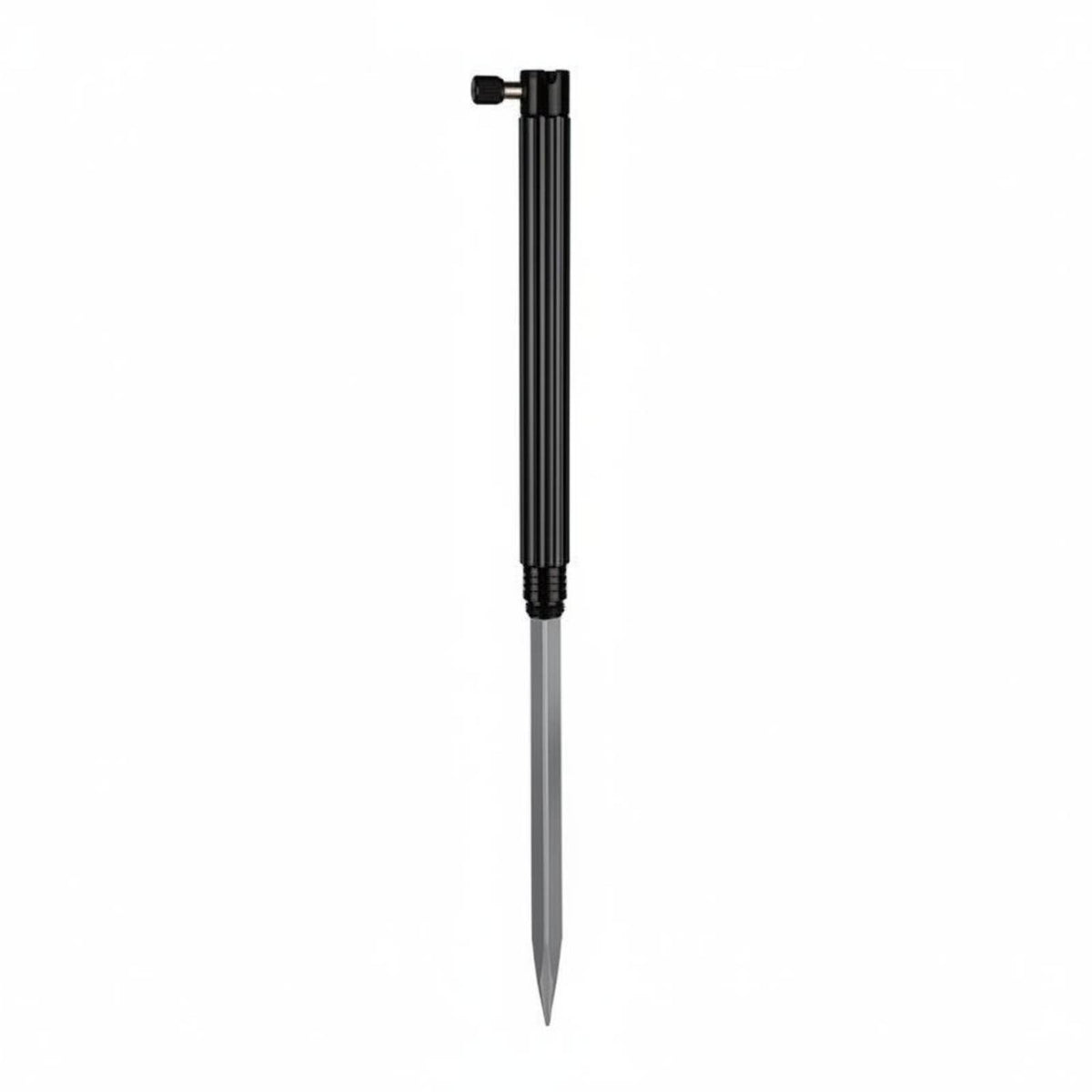 Aluminum Alloy Tray Stand Multi-Function Ground Rod Holder Adjustable Angle Fishing Pole Rest Easy to Carry for Anglers, Riverbank, Lake Shore