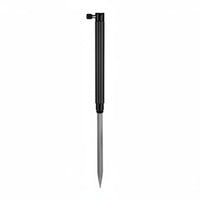 Aluminum Alloy Tray Stand Multi-Function Ground Rod Holder Adjustable Angle Fishing Pole Rest Easy to Carry for Anglers, Riverbank, Lake Shore