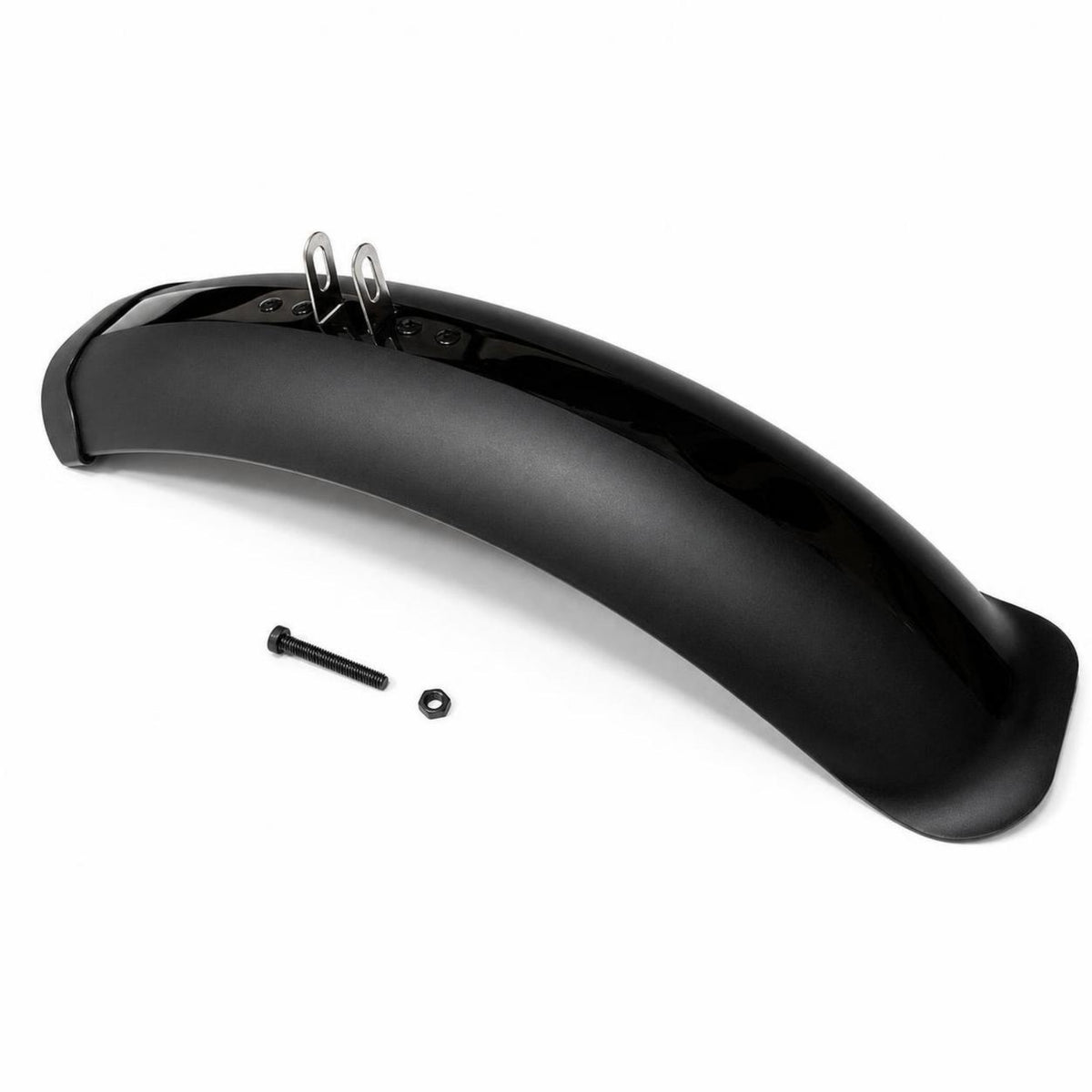 Black Wide Tire Bike Fenders Easy to Install Front Mudguard Sturdy Front Mudguard Lightweight for Cyclists, Wet Weather