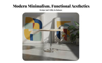 Cream and fashion circular table with Transparent Legs Rounded Edges Living Room Furniture Modern Design Space-Saving Look for Apartment Dwellers, Interior Decorators, Office Managers, Small areas, Lounge Area, Bedroom