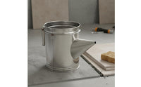 Stainless Steel Slip Bucket Rustproof Ceramics Supply Heavy Duty Strainer Basket for Ceramic Artists