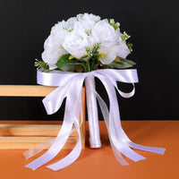 Bridal Blossom Flower Arrangement with Baby's Breath Romantic Ivory Blossom Flower Arrangement Decorative Flowers Long Lasting