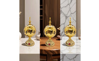 Electric Incense Burner No Open Flame Incense Burner with Lid Sturdy Enclosed for Home, Prayer Room