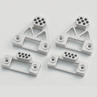 4 Pieces Shock Mount :12 Scale Shock Absorb Bracket Rigid Damper System Mount for RC Builders