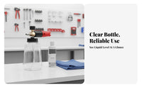 High Pressure Foam Dispenser Wide Mouth Bottle Thick Foam Dispenser 1/4 Inch Quick Connect Pressure Washer Soap Dispenser for DIY Enthusiasts