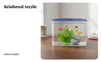 Acrylic Aquatic Creature Breeding Box Fry Protection Aquatic Creature Breeding Box Aquatic Habitat Breeder Container Vented Lid