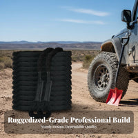 Break-Resistant Heavy-Duty Tow Strap Strong Load-Bearing Capacity Vehicle Recovery Kit Long-Lasting Towing Equipment Thickened Design for Outdoor-Road Enthusiasts, Truck Owners, ATV/UTV Drivers, Emergency Situations, Roadside Assistance