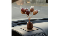 Air-Filled Bouquet Ornament Decorative Wooden Balloon Decoration for Table Display