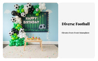 Global Soccer Tournament Inspired Soccer Theme Balloon Set Easy to Assemble Football Theme Balloon Set Versatile Decor for Children, Adults