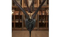 Horse Breast Brass-Colored Hardware Leather Breast Equestrian Gear