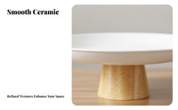Dessert Display Stand Multifunctional Round Pedestal Tray Versatile Pedestal Fruit Plate for Dining Table, Living Room, Dresser
