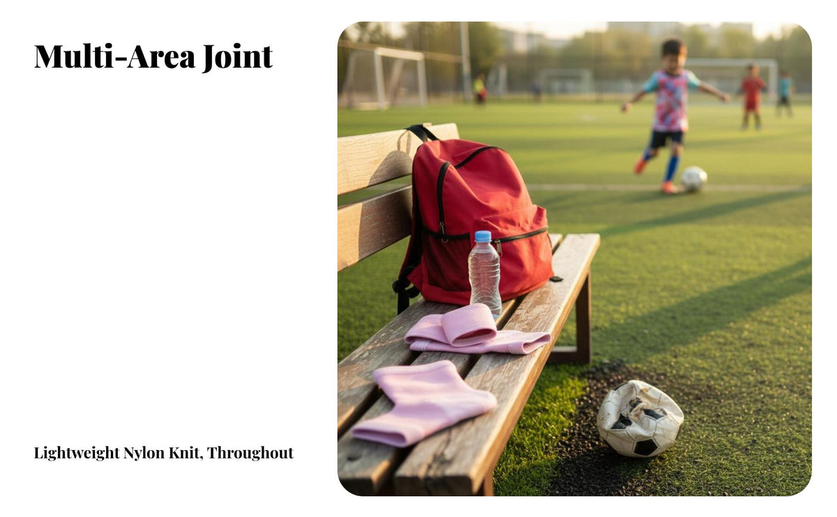 Kids Guard Gear Set Lightweight Knee Elbow Wrist Pads Breathable children's Knee Elbow Ankle Wrist Guards for Children, Girls, Basketballing