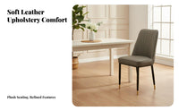 Light Luxury Aesthetic Channel Tufted Side Chair Comfortable Backrest Upholstered Channel-Tufted Chair Padded Seat Household Furniture High-Resilience Cushion for Hotel Owners, Interior Decorators, Homeowners, Dining Room, Restaurant, Kitchen
