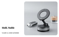 Foldable Phone Mount 360° Rotation Rotating Vacuum Suction Phone Stand Hands Use for Office, Home
