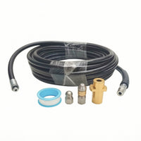 Sewer Drain Cleaning Hose with Nozzles Flexible Rotating Nozzle Wear-Resistant for Plumbers