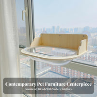Suction Holder Window Lounge Drill Installation Feline Furniture Sunbathing Lofelineion Pet Supplies for Felines, Panes, Glass Doors
