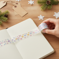 Cai Cai Xuan Xuan Winter Salt Series Butterfly Star PET Washi Tape