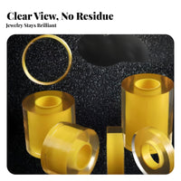 Glue-Free Bangle Safeguarding Film High Clarity Anti-Scratch Bangle Cover PVC Material for Jewelers, Safe Deposit Box, Display Case
