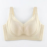 Bras for Women with Posture Support and Padded Cups, Minimizer for Large Busts with Four Hook Closure, Plus Size Everyday Wear
