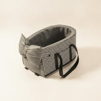 Pet Car Carrier Padded Soft-Sided Carrier Comfortable for Road Trips, Small Dogs