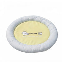 Soft Round Pet Bed Mat Nest-Like Cushioned Pet Mat Low-Height Comfy for Cats, Young Dogs, Bedroom