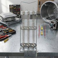 Electric Dryer Heating Component Assembly OEM-Compatible Dryer Heating Component Long-Lasting Coiled for DIYers, Repair Technicians, Appliance Maintenance