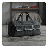 Wide Mouth Opening Zippered Oxford Cloth Tool Bag Comfort Grip Handle Oxford Cloth Tool Bag Reinforced Stitching