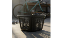 Bike Basket with Lid Easy Installation Rear Cycle Basket Heavy Duty for Students, Biking