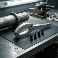 Cast Steel Hydraulic Cylinder Wrench Thickened Hydraulic Seal Wrench Hard-Wearing Cylinder Seal Remover Extended Handle