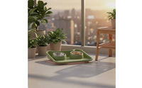 Double Pet Bowl Large Capacity Leak-Resistant Pet Feeder Detachable Bowls for Small Dogs