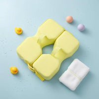 Inflatable-Free Baby Swim Buoy Float clothCovered Seat-Style Buoy Back-Supporting Infant Swim Seat Adjustable Strap Buckles for Babies, Infants, Swimming Practice, Bathing