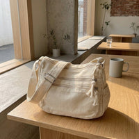 Multi-Use Travel Bag for Women, Large Tote Bag with Polyester Lining, Nylon Shoulder Bag for School, Sport Bag with Pocket
