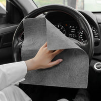 Thickened Magic Cleaning Cloth Reinforced Microfibre Cloth, White Reusable Cleaning Cloths for Glass and Car, High Absorption and No Lint
