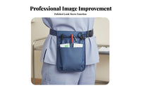 Nurse Fanny Pack Adjustable Waist Strap Nursing Tool Pouch Sturdy Multi-Compartment Utility Pouch for Nurses, Technicians, Medical Facility