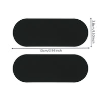 2 Pieces Flat Drum Safety Pad Printed Border Lines Drumhead Protector Easy to Install Drum Surface Protector Long-Lasting