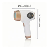 Digital Laser Hair Remover Safe Hair Removal Device with Display Painless Appliance Long-Lasting for Women, Men, Salon