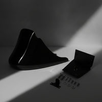Streamlined Motorcycle Lower Fairing with Bracket Curved Lower Fairing Cover Black Engine Guard Aftermarket for Riders
