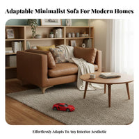3-Seater Settee Latex Filling 3-Seater Upholstered Couch Modern Minimalist & design Sofa for Apartment Dwellers, residents, Living Room, Bedroom, Office