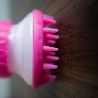 Dog Shampoo and Soap Dispenser for Cat Grooming, Round Silicone Pet Cleaning Brush with Soft Bristles, Dog Shampoo Brush for Cat Bath