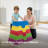 Adjustable Foam Obstacle Course Develops Movement Abilitys Gymnastics Trainer Soft and Safe Adaptable Configuration