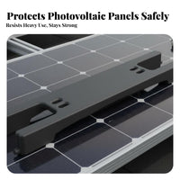 Anti-Trampling Panel Bridge Strong Load-Bearing Capacity Photovoltaic Work Surface Lightweight PV Panel Installation Frame for Rooftops, Outdoor