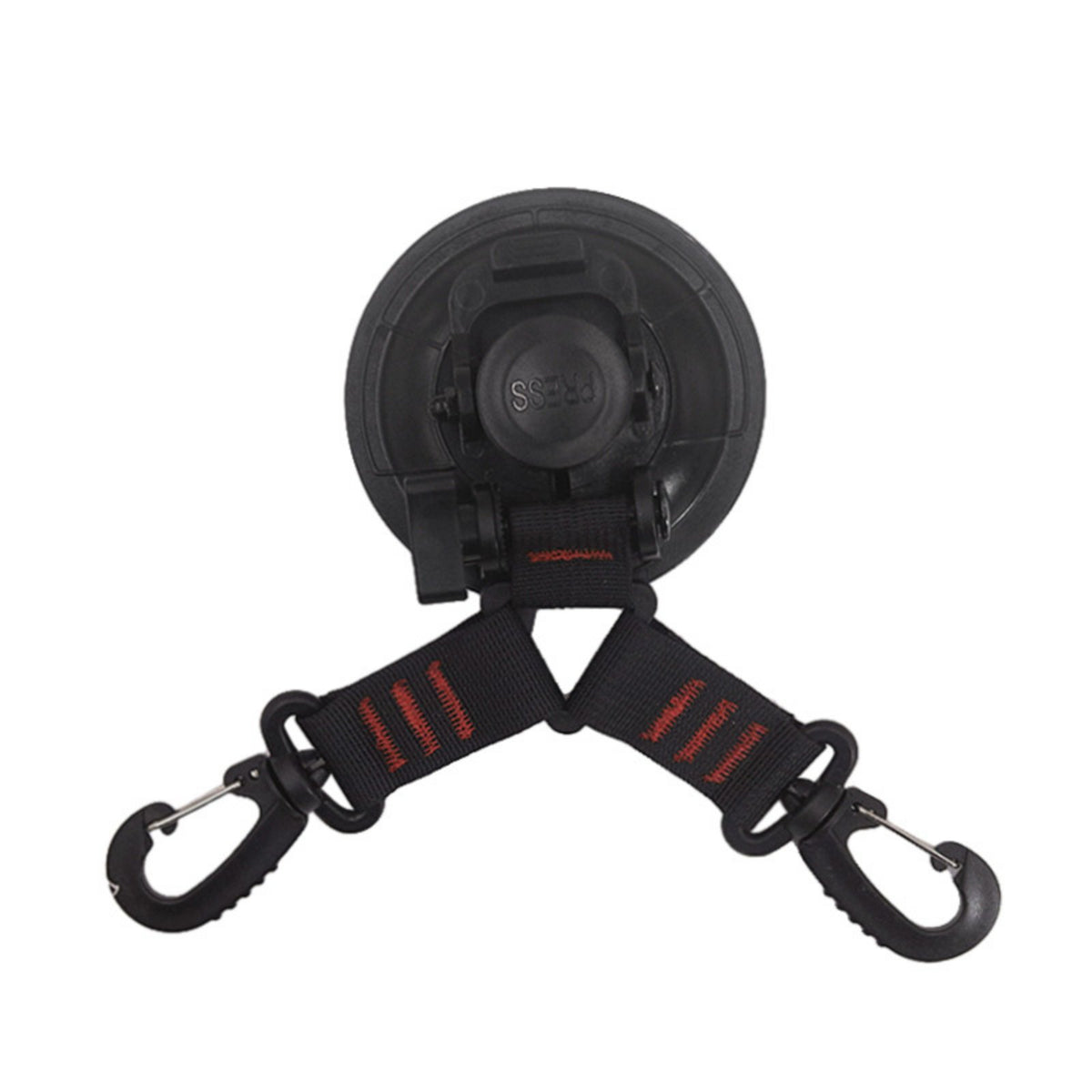 Carabiner Suction Cup Mount Rotatable Mounting Hardware No Drilling for Camping
